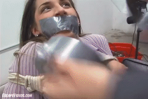 xsiteability.com - Nastasia Exposed Duct Tape Gag 1 thumbnail